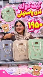 ساک لوازم کوله ای تدی پاستیلی